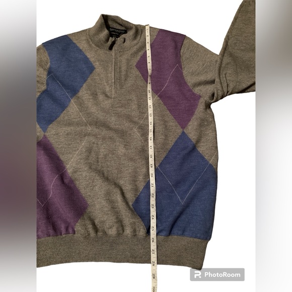 Fairway & Greene Signature Italian Merino Wool Sweater. Size Large. - Picture 6 of 6